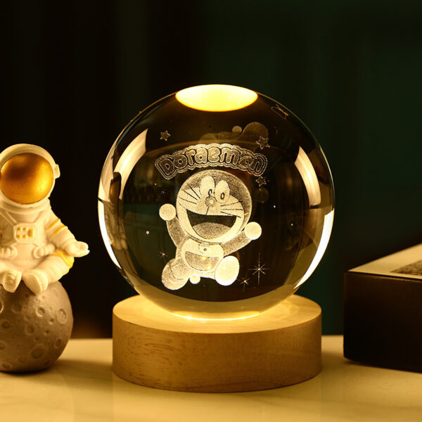 Round Shape Crystal Ball Doraemon